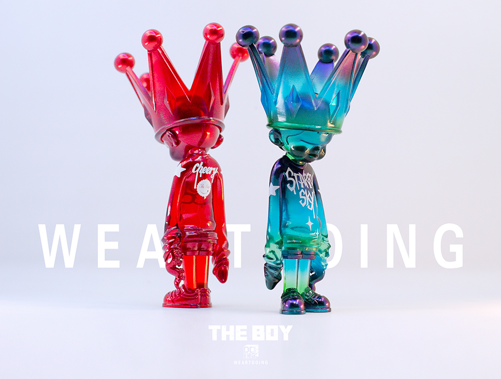 Moko Select Australia  Sank Toy X We Art Doing The Boy- Fire/ Water Edition Collectible Figurines 