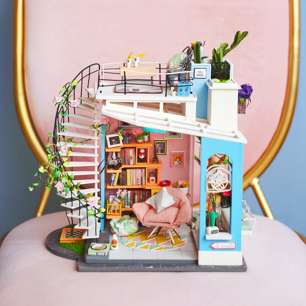 Rolife Mini DIY Dora's Loft Miniature Dollhouse
