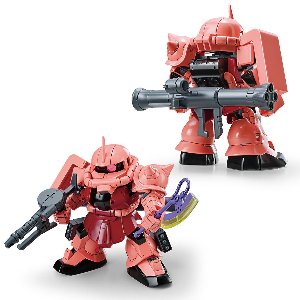 Bandai Gunpla Hello Kitty X MS-06S Char's Zaku II [SD Gundam Cross Silhouette (SDCS)] Model Kit