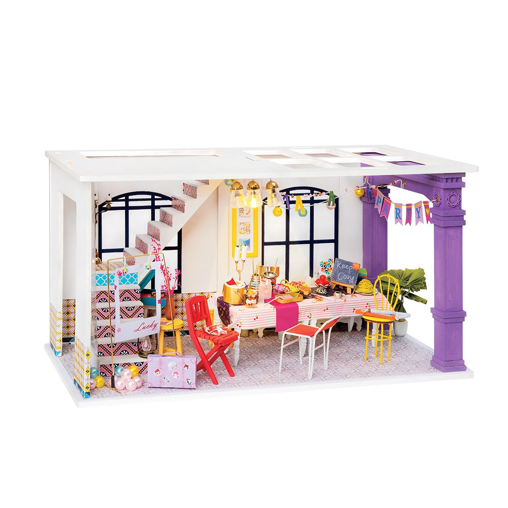 Rolife Mini DIY House iFree Series Loft Stories Miniature Dollhouse