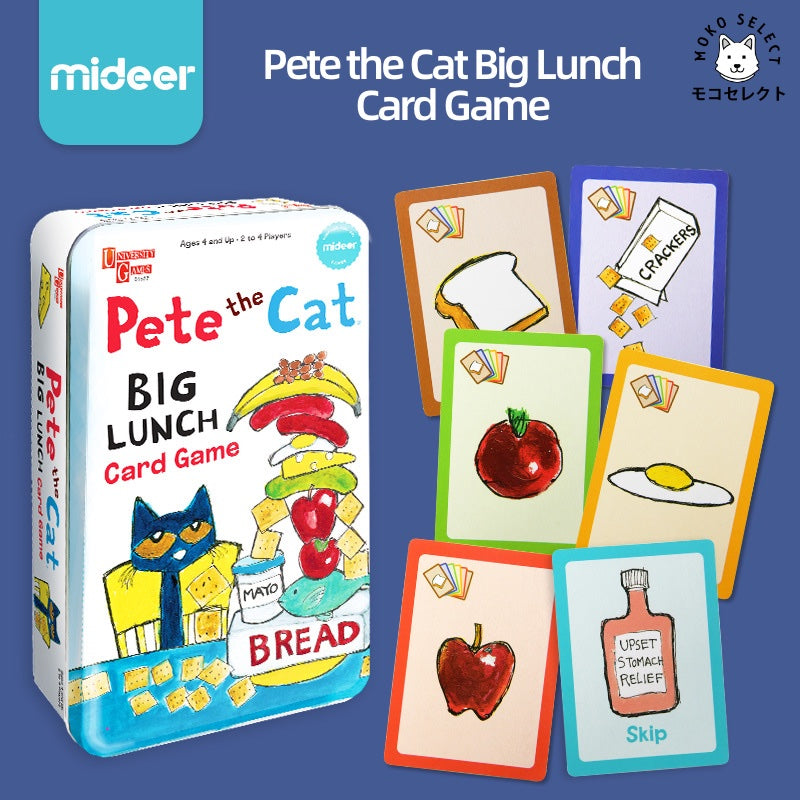 Mideer Pete the Cat Big Lunch Card Game – Moko Select
